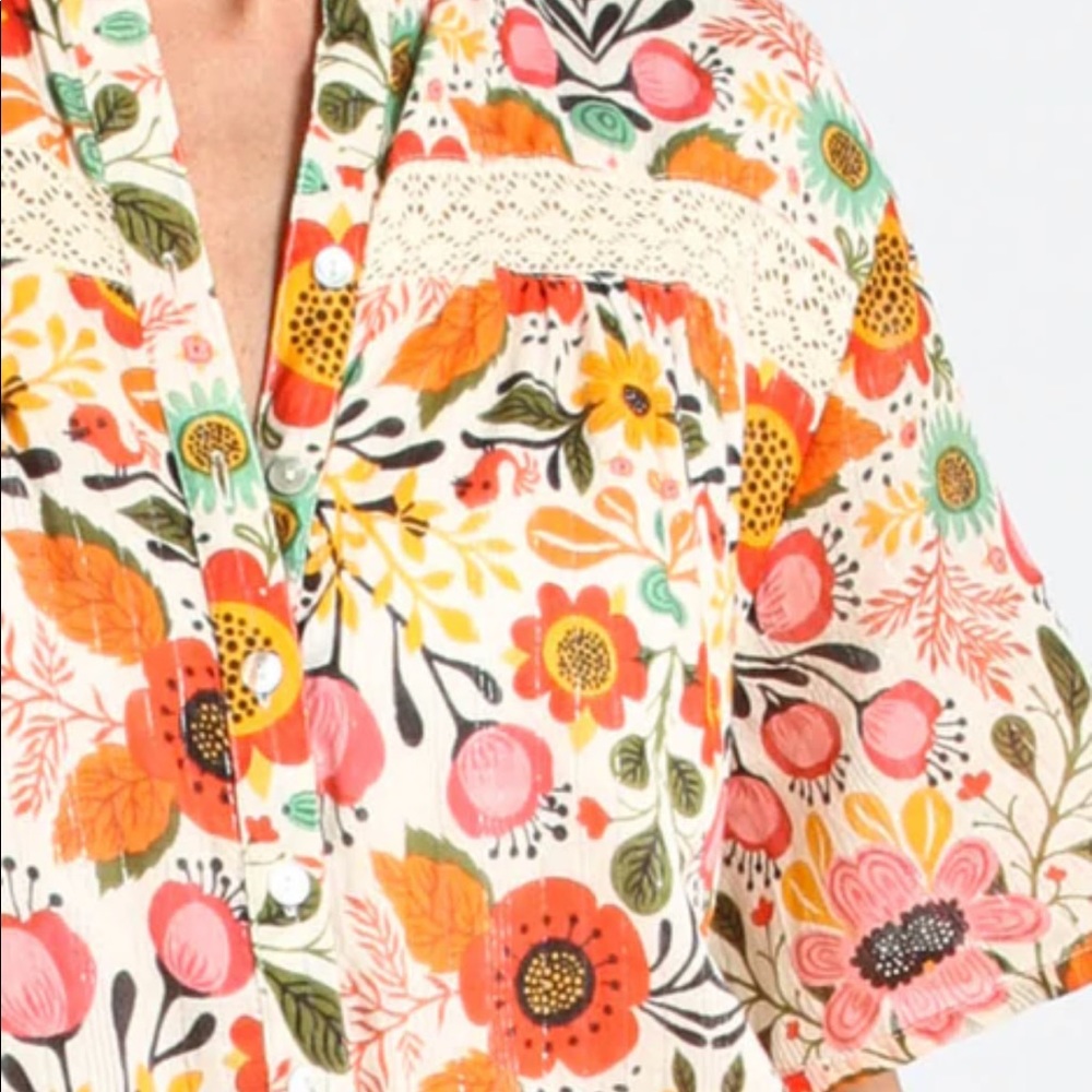 Chloe Laetitia Multi Floral Print Jumpsuit - Picture 2 of 11